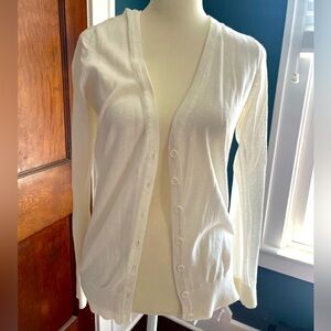 NWOT Simple White Cardigan
